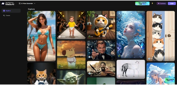 AI Video by Media.io - Screenshot
