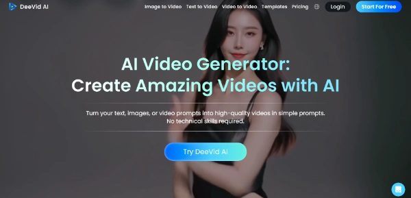 Deevid AI - Screenshot
