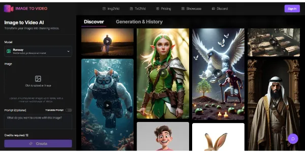 Image-To-Video AI - Screenshot