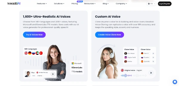 Kreado AI - Screenshot