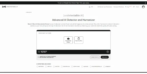 Undetectable AI - Screenshot