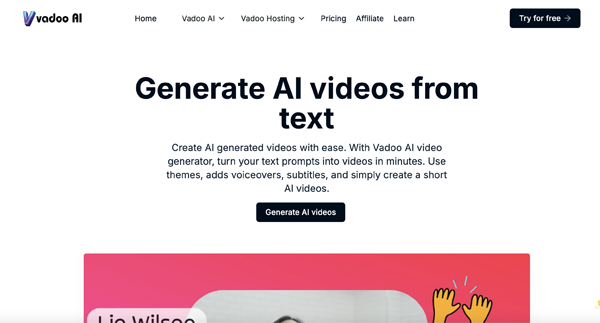 Vadoo AI - Screenshot
